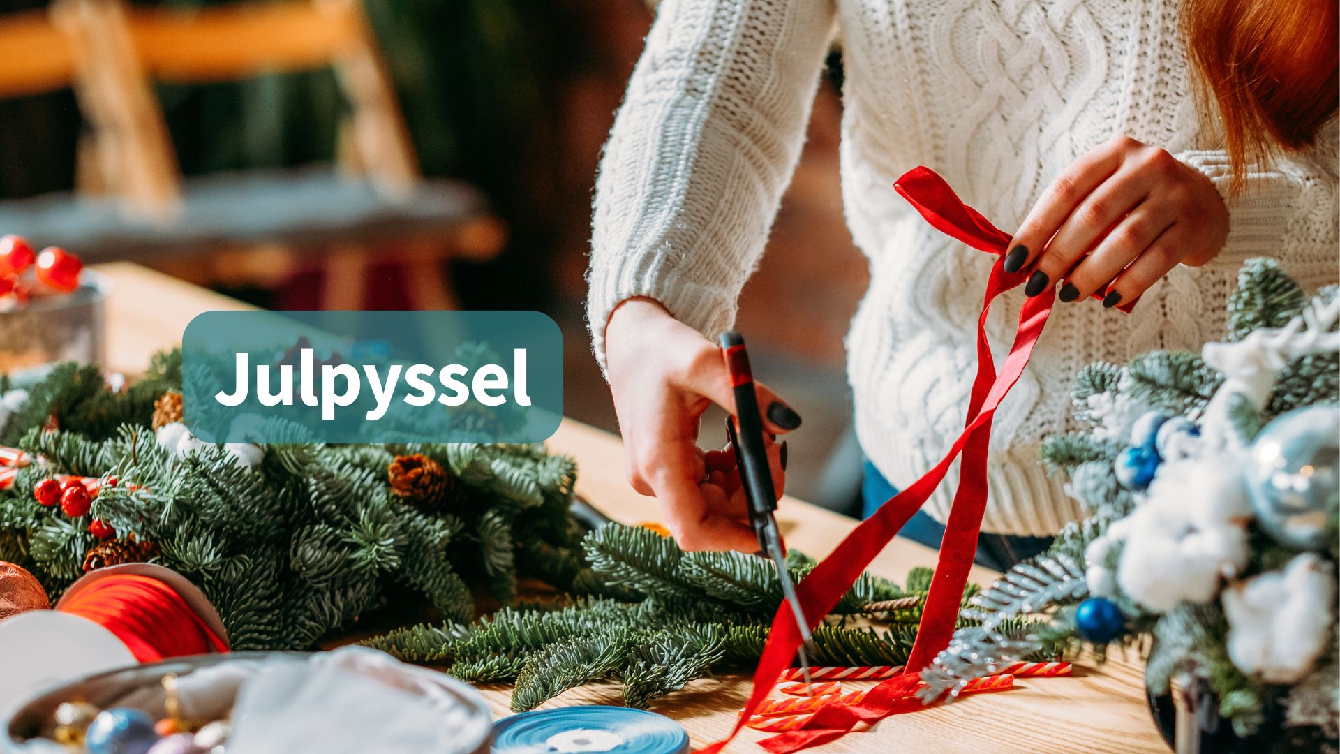 Julpyssel på Gränby allaktivitetshus